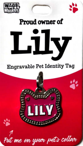 Picture of LILY CAT BLANK ID TAG